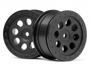 103039 ST-8 WHEEL BLACK (0mm OFFSET/2pcs)