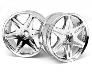 3343 LP29 WHEEL WORK LS406 CHROME (2pcs)