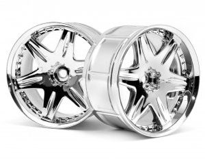 3345 LP35 WHEEL WORK LS406 CHROME (2pcs)