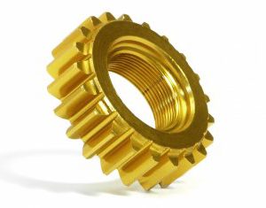 76981 ALUMINUM THREADED PINION GEAR 21Tx12mm (1M)