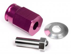 88055 ALUMINUM WIDE HEX HUB 12x24mm (PURPLE)