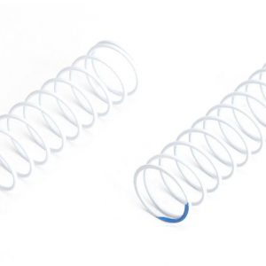 9015 Rear shock spring-soft (short) (White/Blue dot)