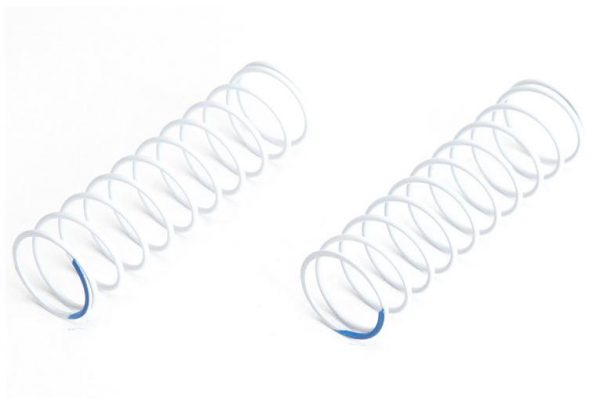 9015 Rear shock spring-soft (short) (White/Blue dot)