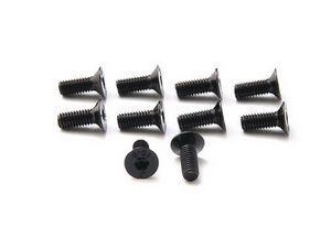 R1B806 Hex Flat Head Screw M3 x 8 (10 pcs)